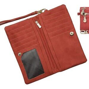 Soft Leather Wristlet Wallet